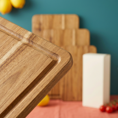 Acacia Wood Cutting Board Set
