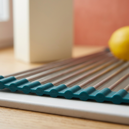 Adjustable Over-Sink Roll-Up Drying Rack