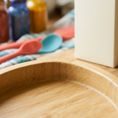 Rotating Bamboo Spice Organizer