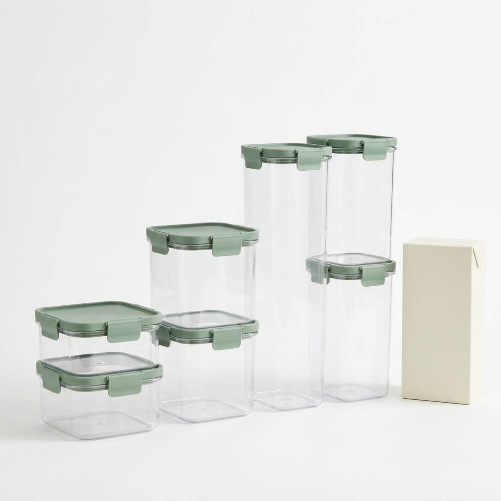 Stackable Airtight Pantry Container Set