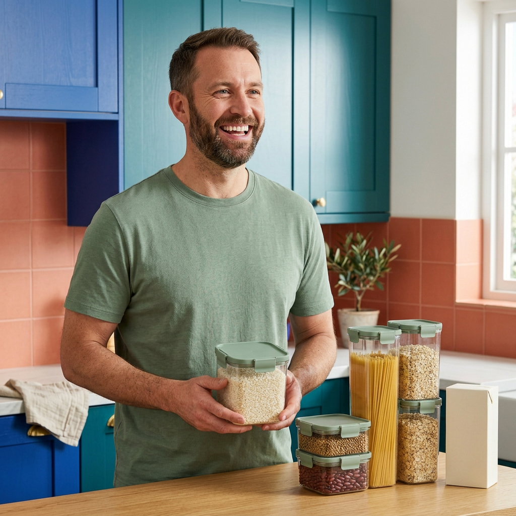 Stackable Airtight Pantry Container Set