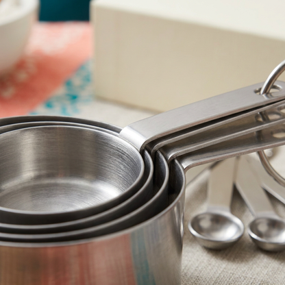 Stainless Steel Measuring Cups and Spoons