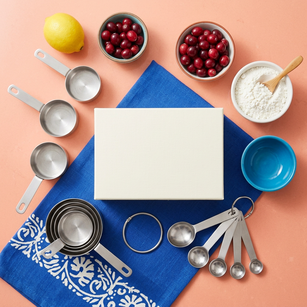 Stainless Steel Measuring Cups and Spoons